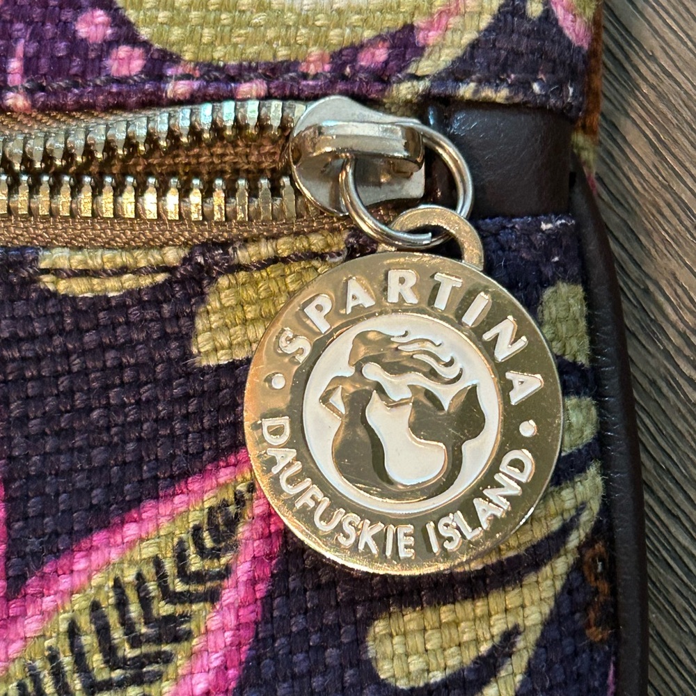 Spartina 449 Women's Floral Bag - Purple and Green